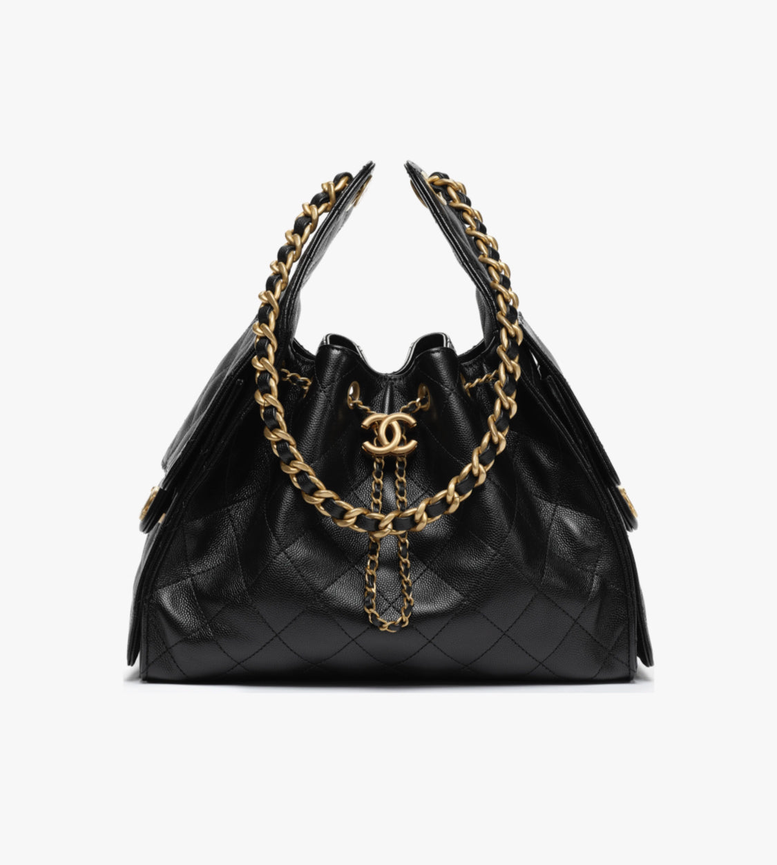 LuxeChain Soft Leather Tote