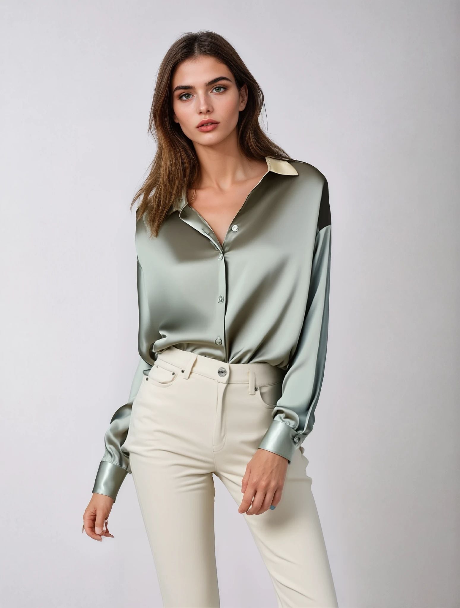 Lisse Satin Shirt