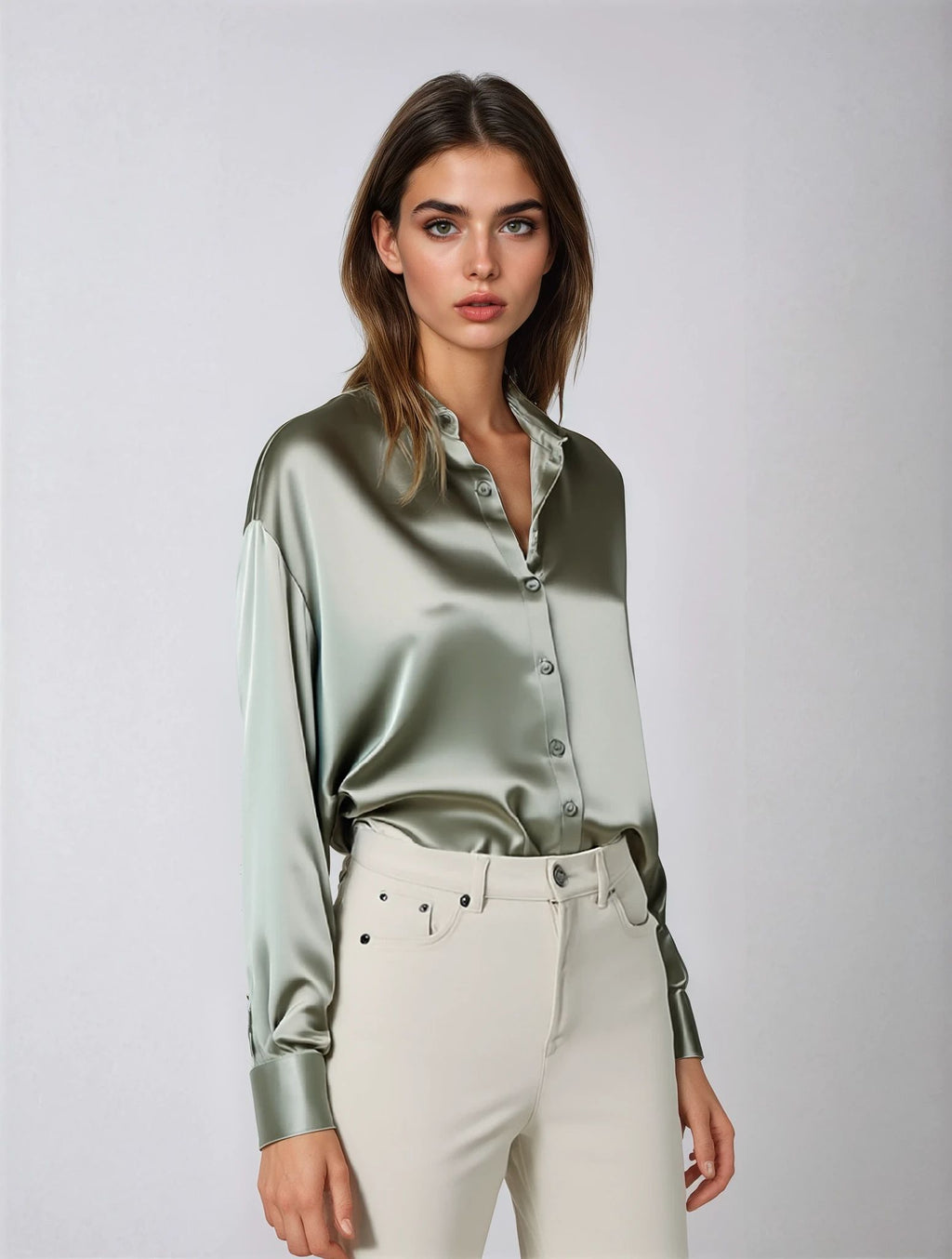 Lisse Satin Shirt